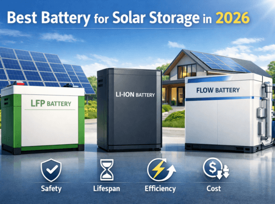 Best Battery for Solar Storage in 2026: Top Options Compared