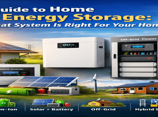 Guide to Home Energy Storage: What System Is Right For Your Home?