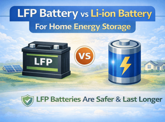 LFP Battery vs Li-ion Battery for Home Energy Storage
